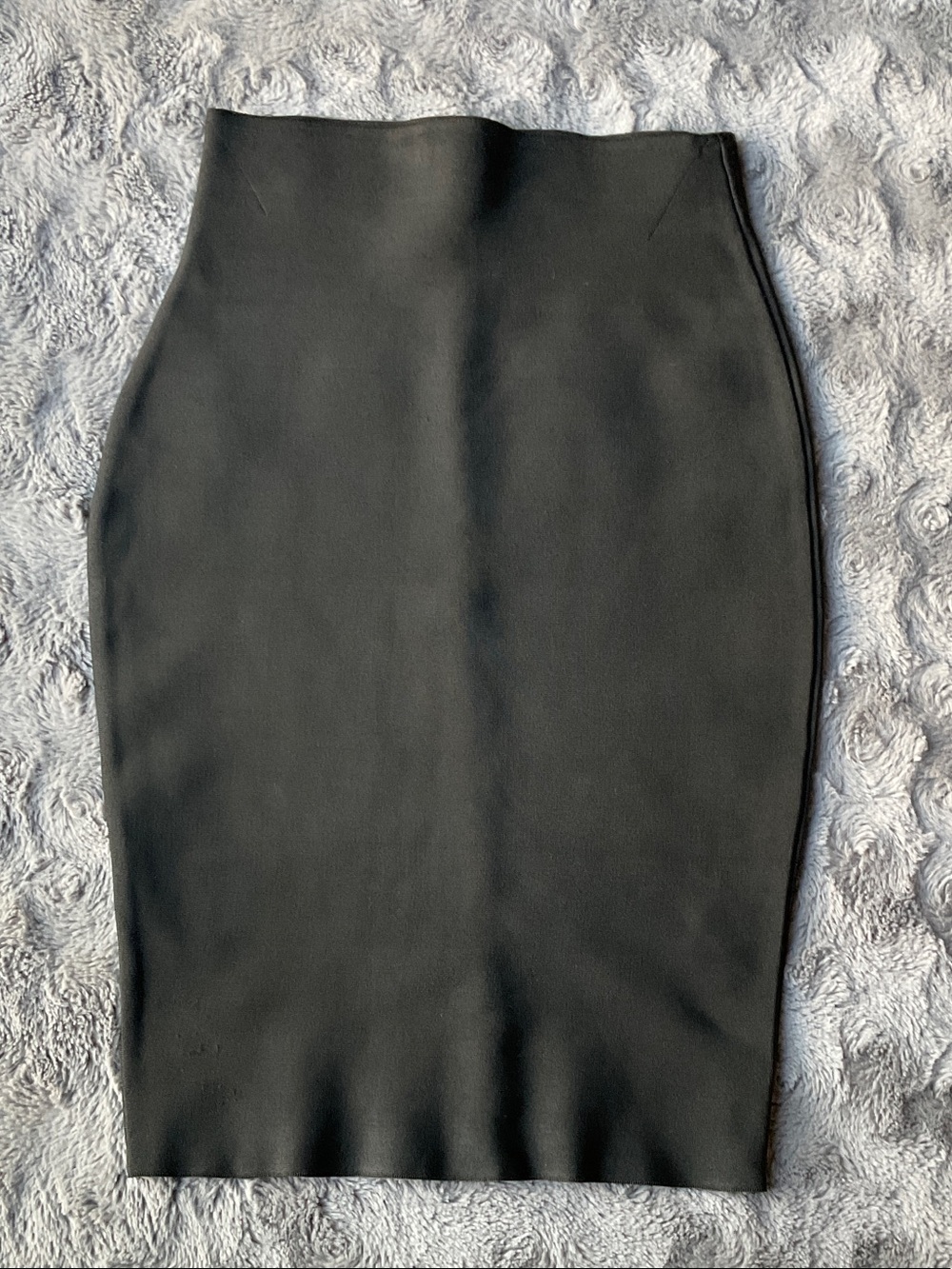 WOW couture Black Pencil Skirt - Sleek High-Waist Design